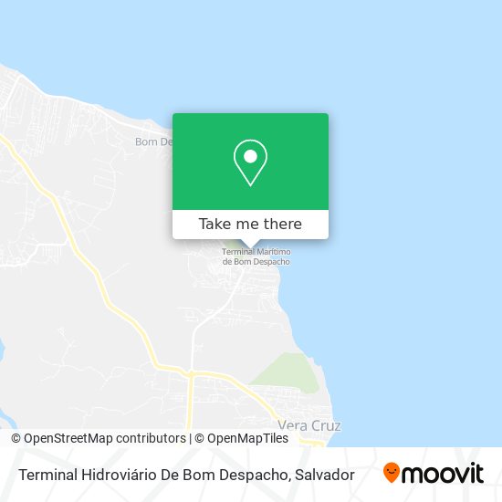 Mapa Terminal Hidroviário De Bom Despacho