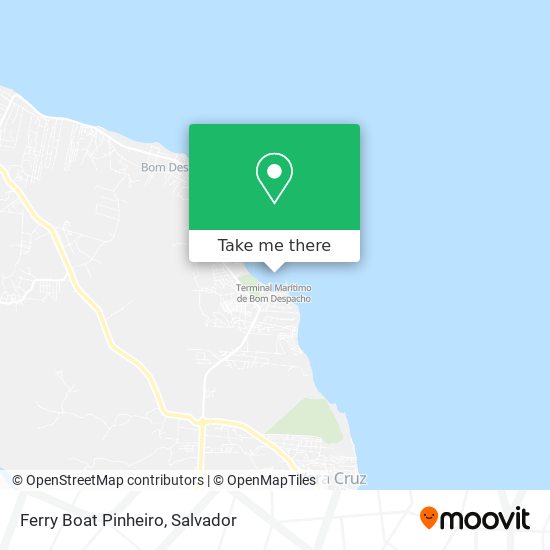 Ferry Boat Pinheiro map