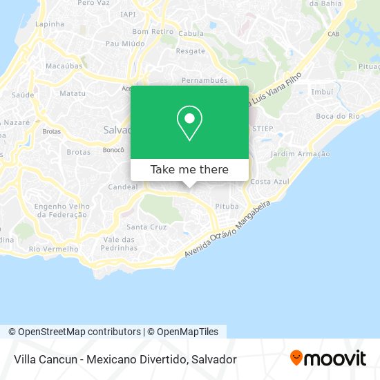 Villa Cancun - Mexicano Divertido map