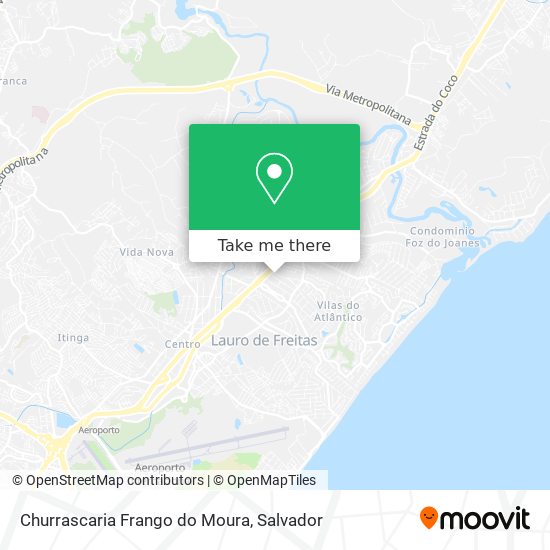Churrascaria Frango do Moura map