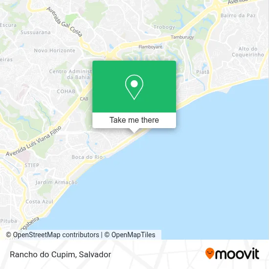 Rancho do Cupim map