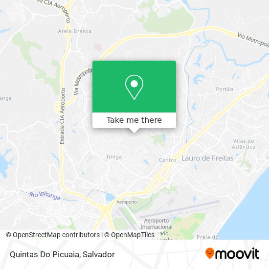 Mapa Quintas Do Picuaia