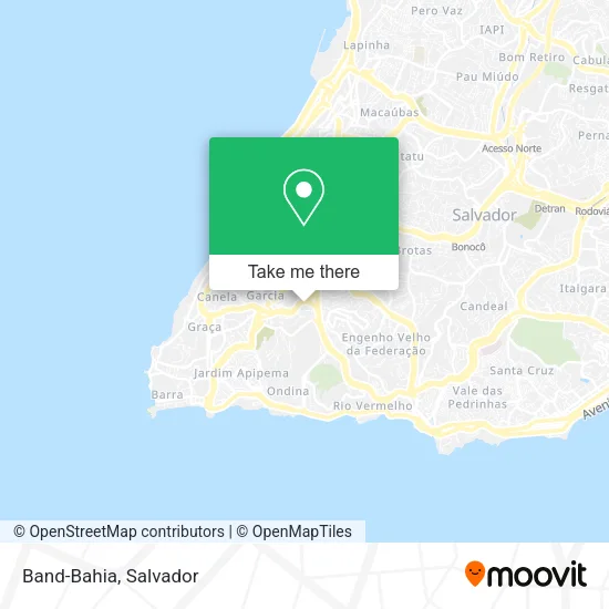 Band-Bahia map