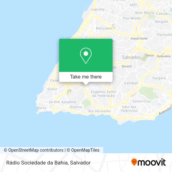 Rádio Sociedade da Bahia map