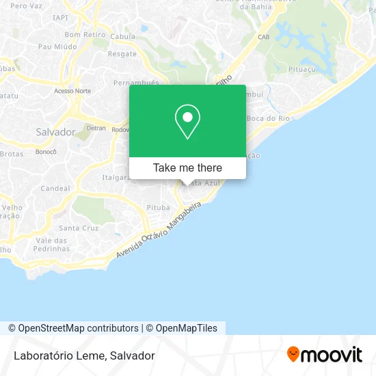 Laboratório Leme map