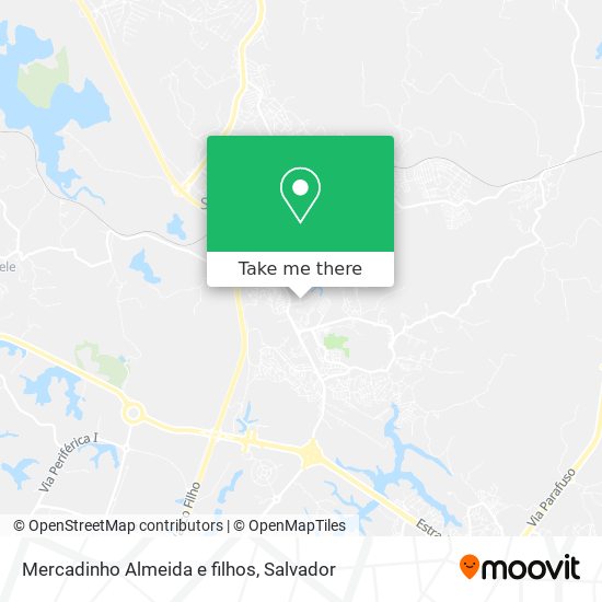 Mercadinho Almeida e filhos map