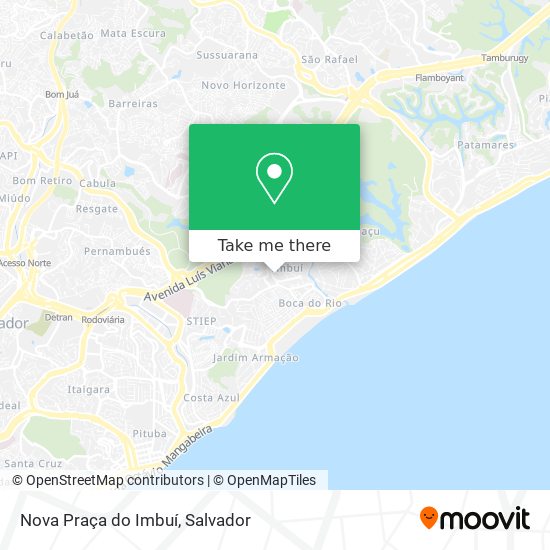 Nova Praça do Imbuí map