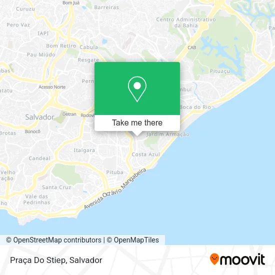 Praça Do Stiep map