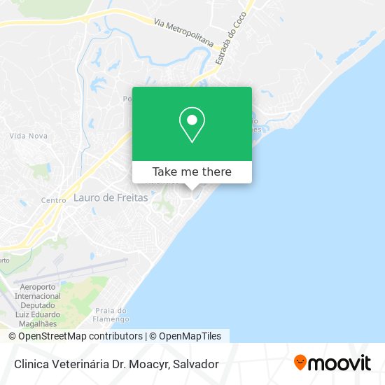 Clinica Veterinária Dr. Moacyr map