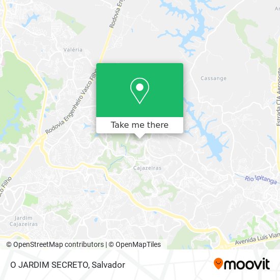 O JARDIM SECRETO map