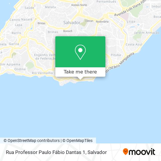 Rua Professor Paulo Fábio Dantas 1 map