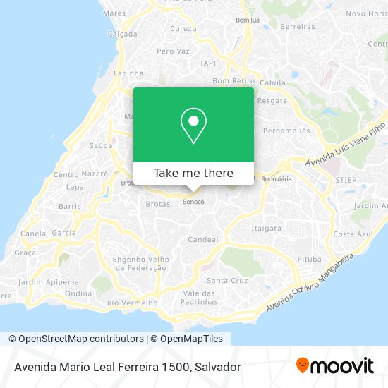 Mapa Avenida Mario Leal Ferreira 1500