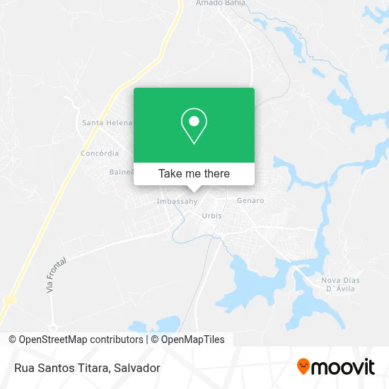 Rua Santos Titara map