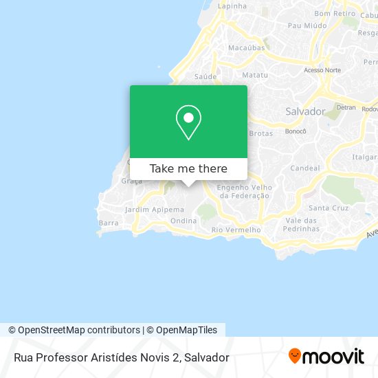 Rua Professor Aristídes Novis 2 map
