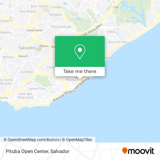 Pituba Open Center map