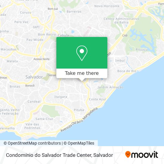 Mapa Condomínio do Salvador Trade Center