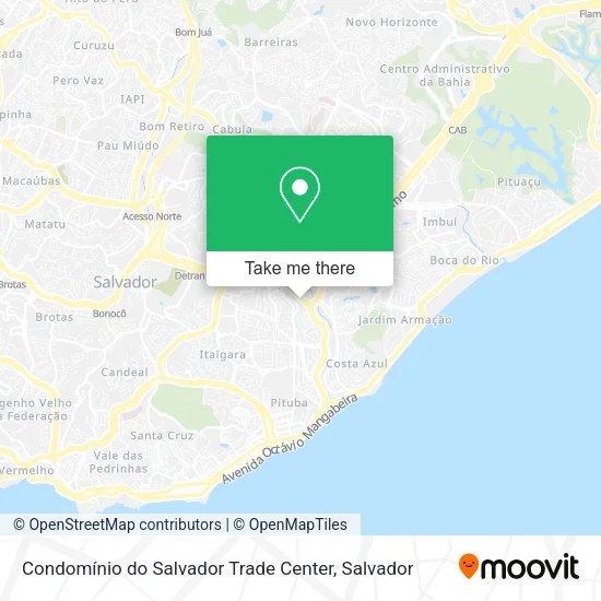 Condomínio do Salvador Trade Center map