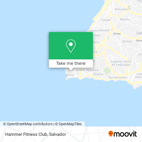 Hammer Fitness Club map