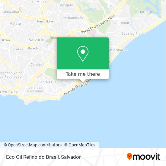Eco Oil Refino do Brasil map