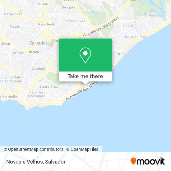 Novos e Velhos map