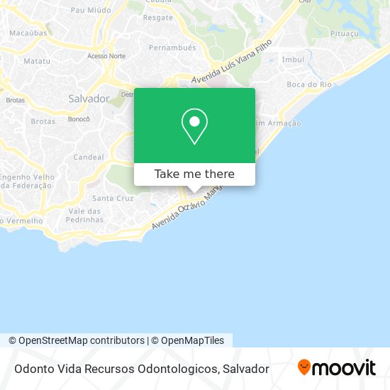 Odonto Vida Recursos Odontologicos map