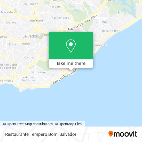 Restaurante Tempero Bom map