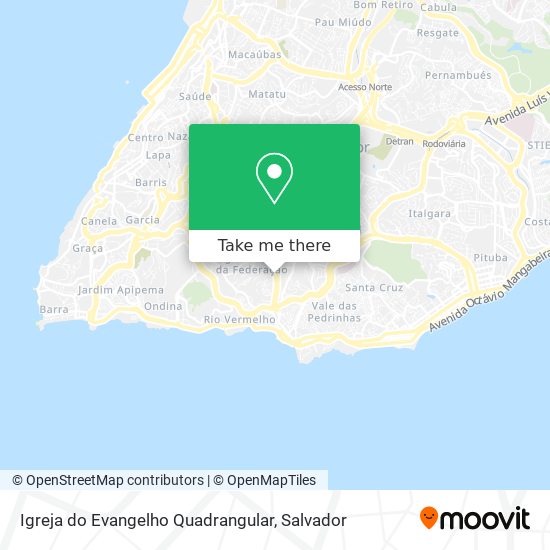 Igreja do Evangelho Quadrangular map