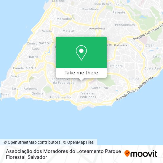 Associação dos Moradores do Loteamento Parque Florestal map