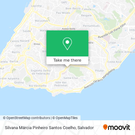 Silvana Márcia Pinheiro Santos Coelho map