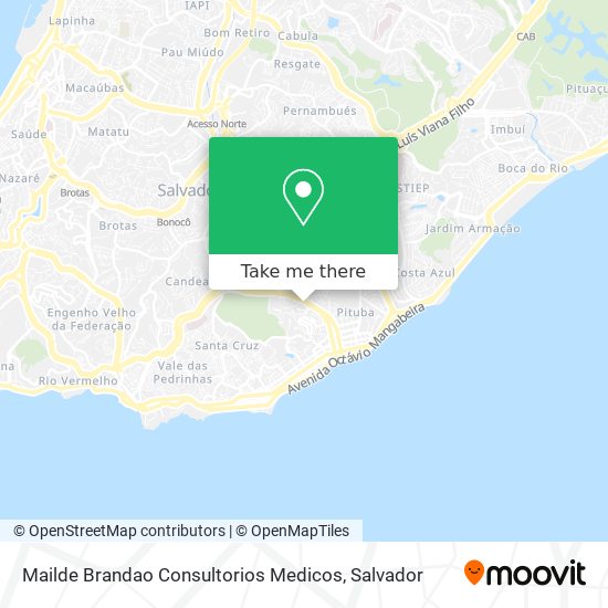 Mapa Mailde Brandao Consultorios Medicos