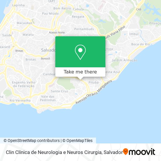 Clin Clínica de Neurologia e Neuros Cirurgia map