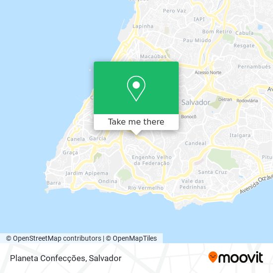 Planeta Confecções map