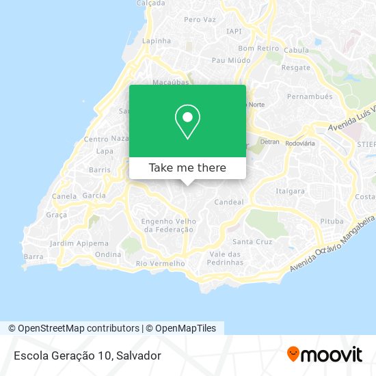 Escola Geração 10 map