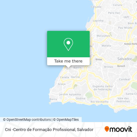 Mapa Cni -Centro de Formação Profissional