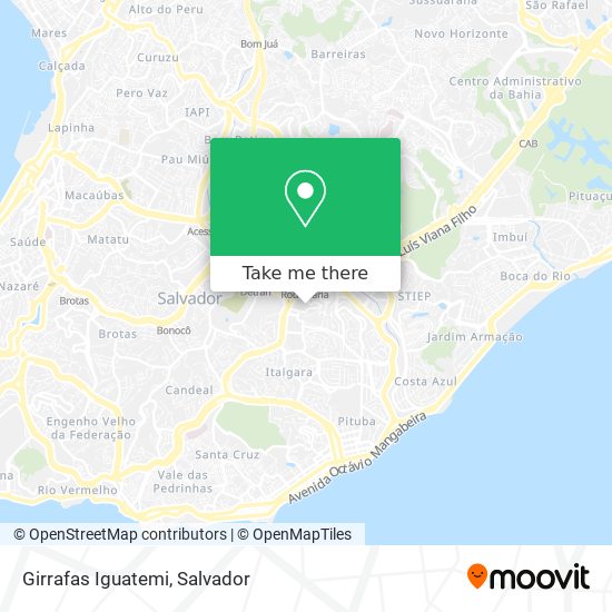 Girrafas Iguatemi map