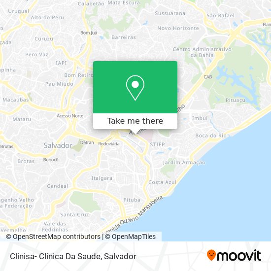 Mapa Clinisa- Clinica Da Saude