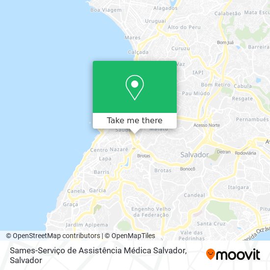 Sames-Serviço de Assistência Médica Salvador map
