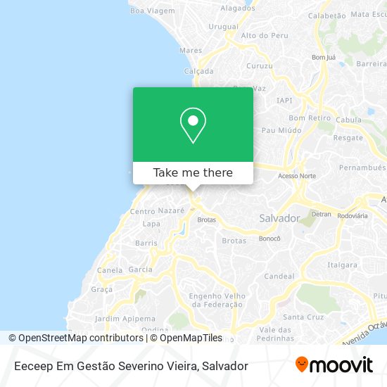 Mapa Eeceep Em Gestão Severino Vieira