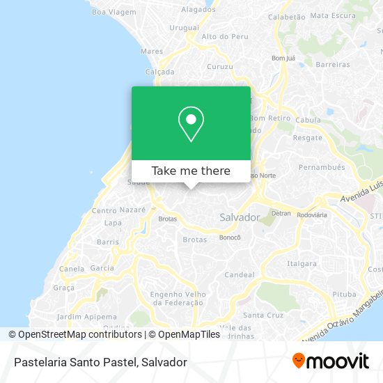 Pastelaria Santo Pastel map
