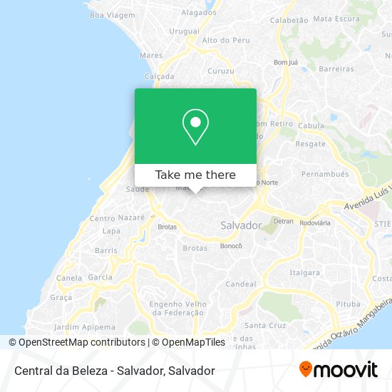 Central da Beleza - Salvador map