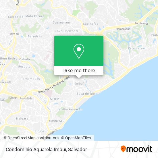 Condomínio Aquarela Imbuí map