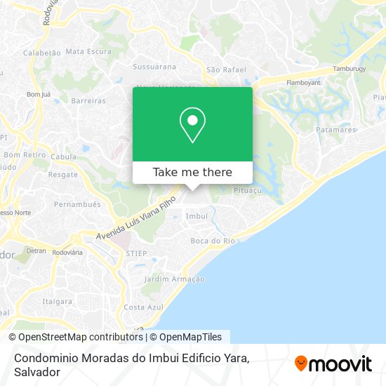 Condominio Moradas do Imbui Edificio Yara map