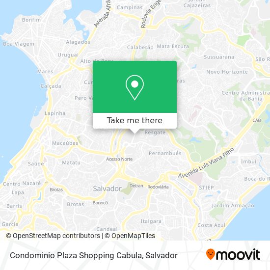 Condominio Plaza Shopping Cabula map