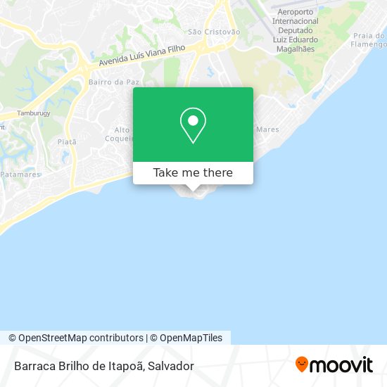 Barraca Brilho de Itapoã map