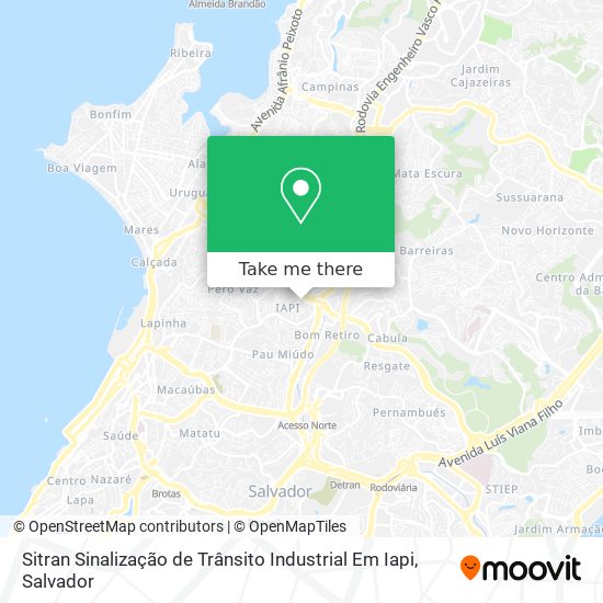 Sitran Sinalização de Trânsito Industrial Em Iapi map