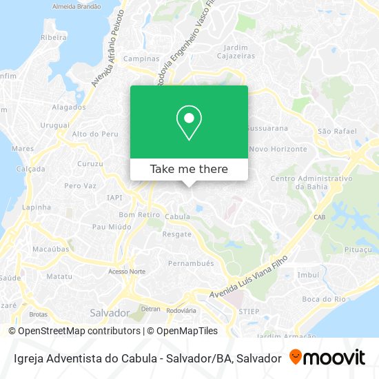Igreja Adventista do Cabula - Salvador / BA map