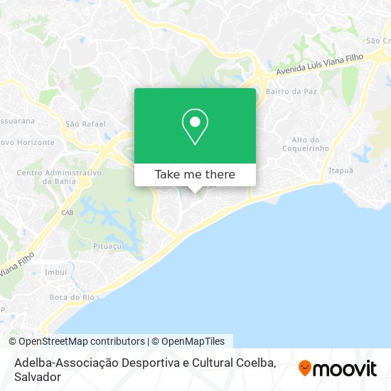 Adelba-Associação Desportiva e Cultural Coelba map