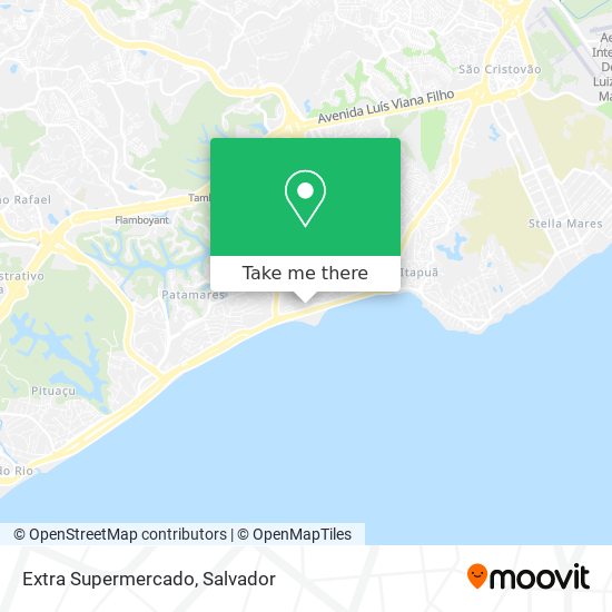 Mapa Extra Supermercado