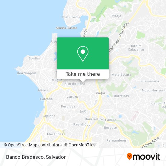 Banco Bradesco map