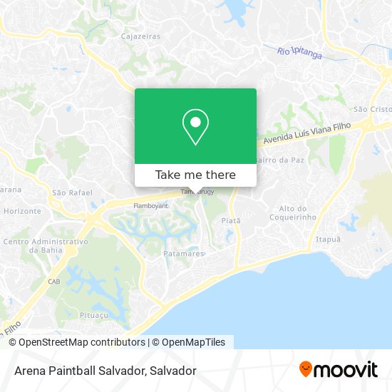 Arena Paintball Salvador map